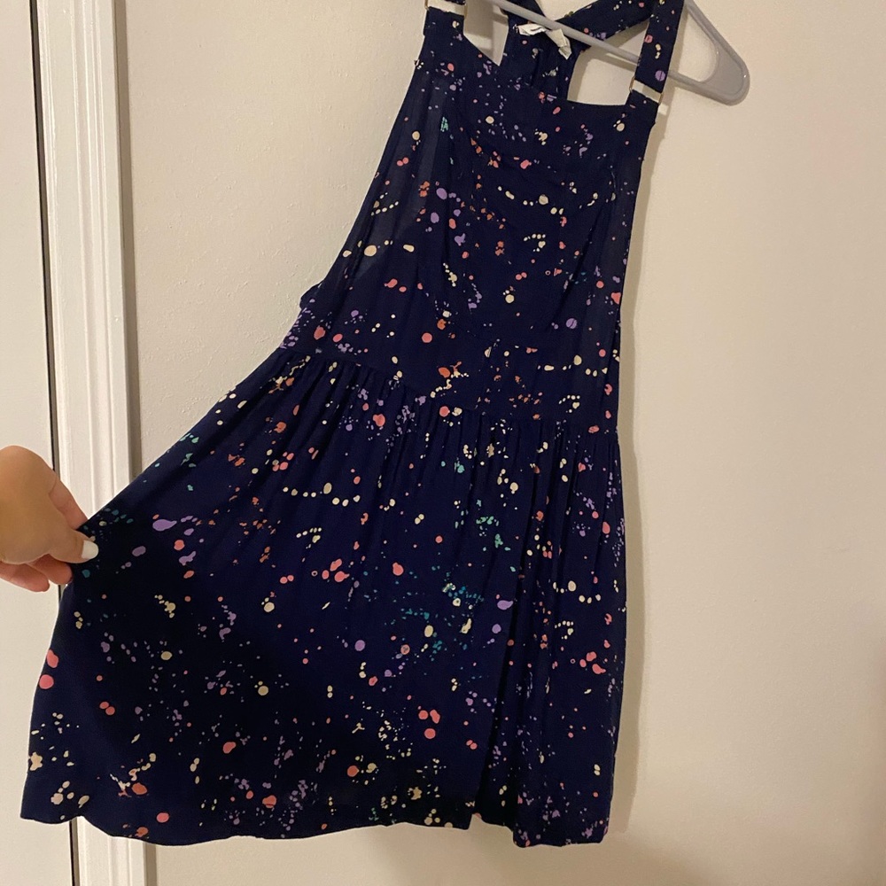 3for$20 American eagle paint splatter overalls